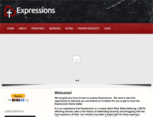 Tablet Screenshot of expressionsokc.com